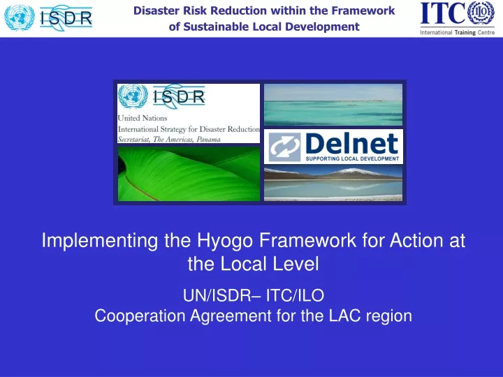 implementing the hyogo framework for action