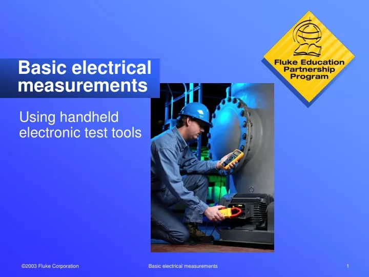 basic electrical measurements