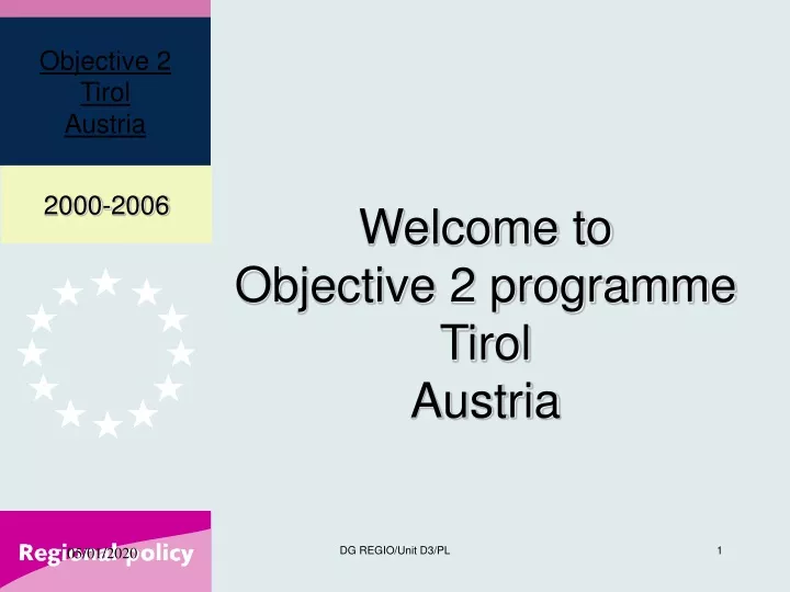 welcome to objective 2 programme tirol austria