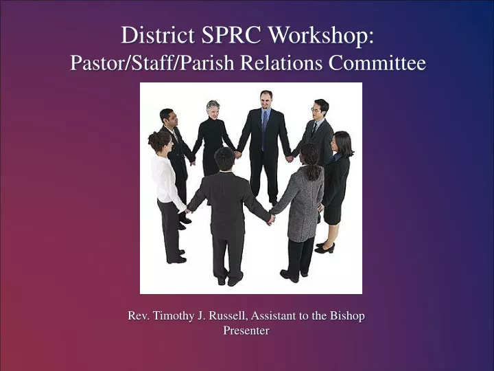 district sprc workshop pastor staff parish