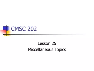 CMSC 202