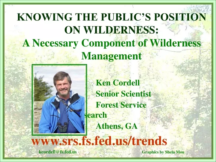 knowing the public s position on wilderness