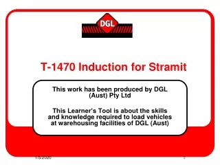 T-1470 Induction for Stramit
