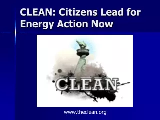CLEAN: Citizens Lead for Energy Action Now