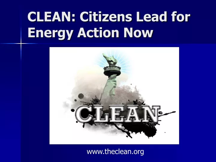 clean citizens lead for energy action now