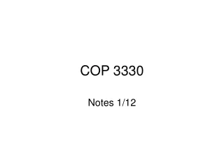 COP 3330