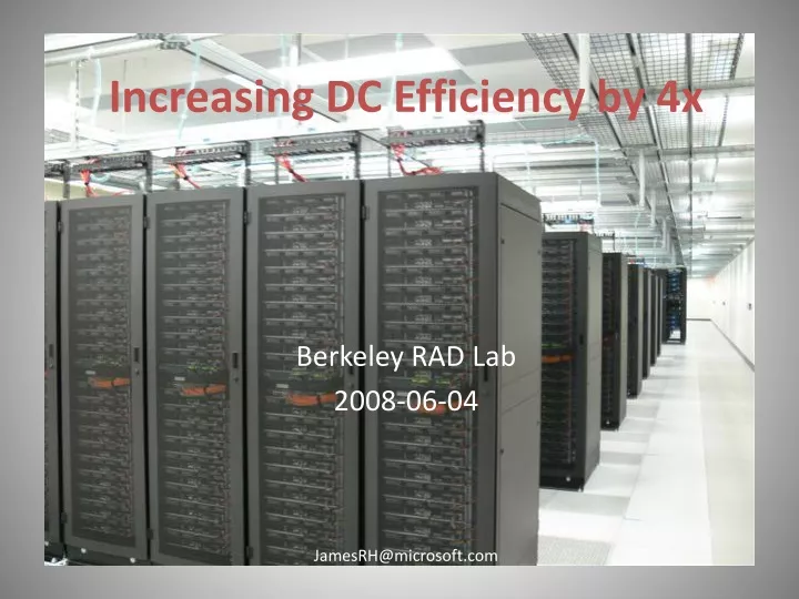 increasing dc efficiency by 4x