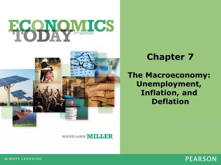 chapter 7 the macroeconomy unemployment inflation and deflation