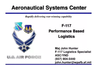 F-117 Performance Based Logistics