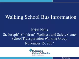 Walking School Bus Information