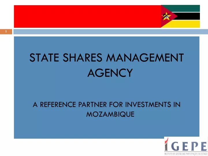 state shares management agency a reference