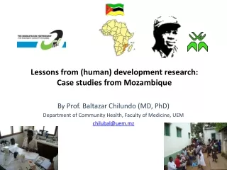 Lessons from (human) development research: Case studies from Mozambique