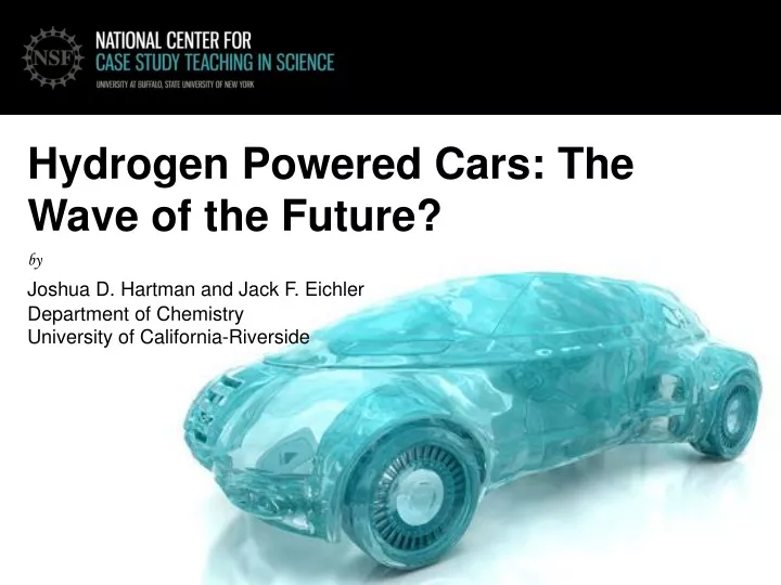 hydrogen powered cars the wave of the future