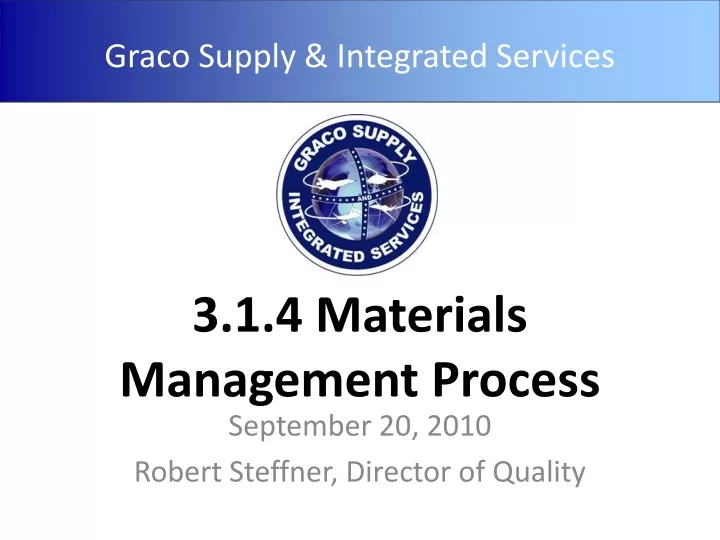 3 1 4 materials management process