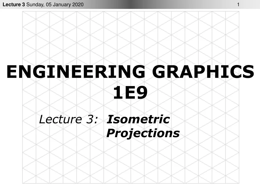PPT - ENGINEERING GRAPHICS 1E9 PowerPoint Presentation, free download ...