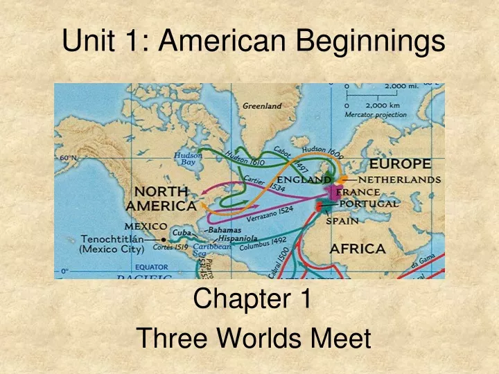 unit 1 american beginnings