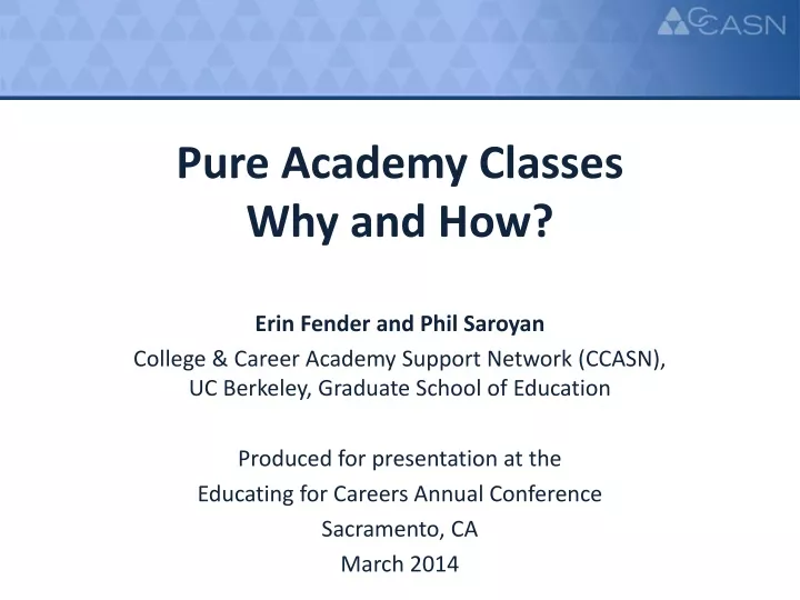 pure academy classes why and how