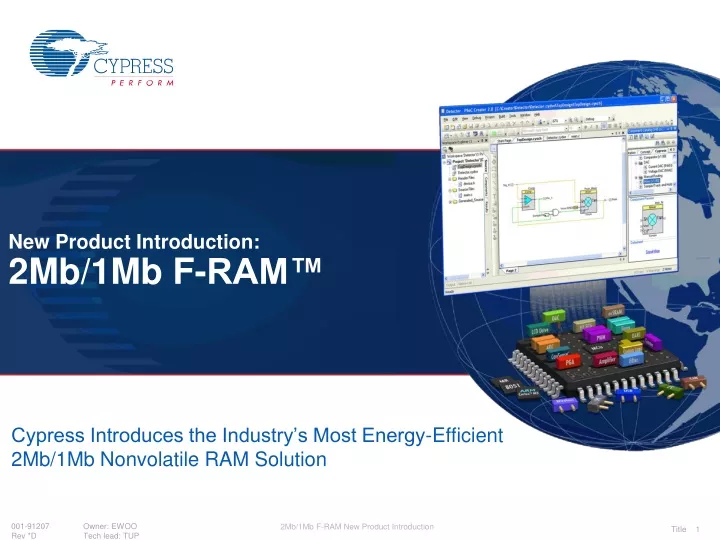 new product introduction 2mb 1mb f ram