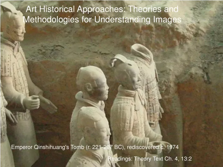 art historical approaches theories and methodologies for understanding images
