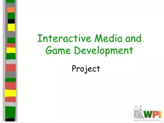 Interactive Media and Game Development