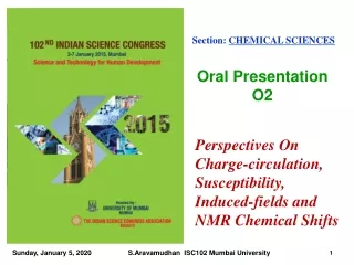 Perspectives On  Charge-circulation, Susceptibility,   Induced-fields and NMR Chemical Shifts