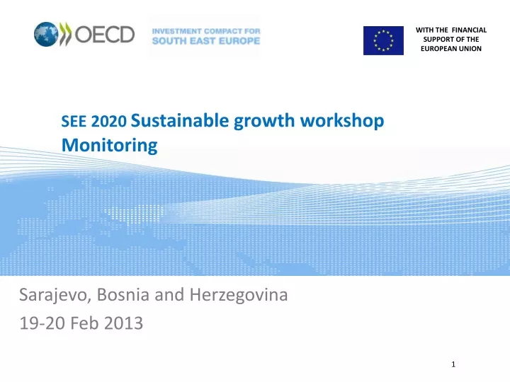see 2020 sustainable growth workshop monitoring
