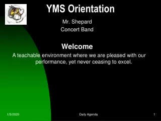 YMS Orientation