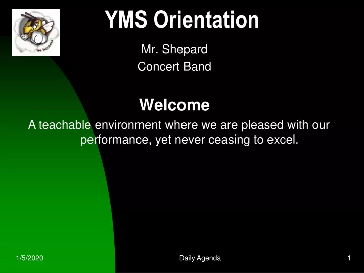 yms orientation