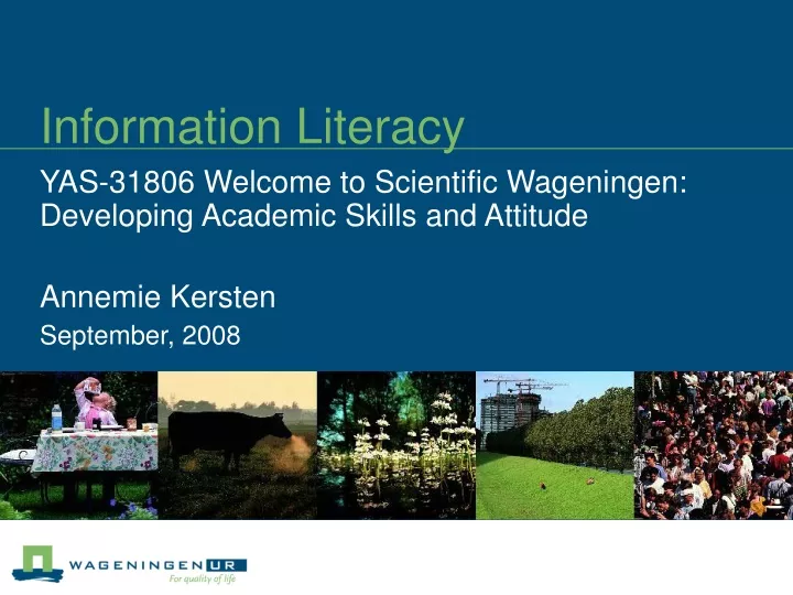 information literacy