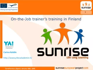 On-the-Job trainer’s training in Finland