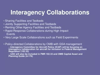 Interagency Collaborations