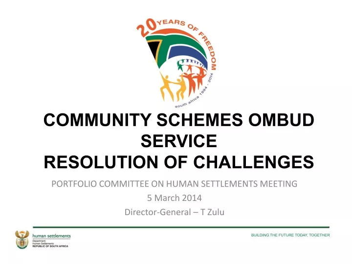 community schemes ombud service resolution of challenges