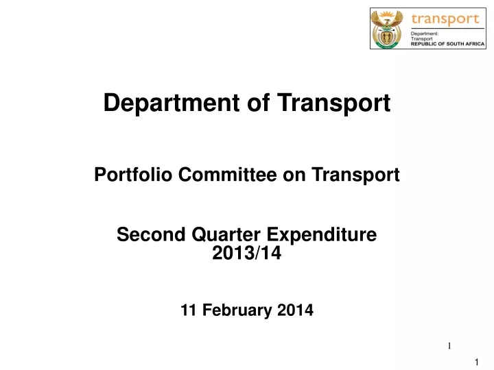 department of transport