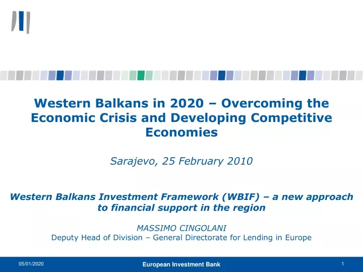 western balkans in 2020 overcoming the economic