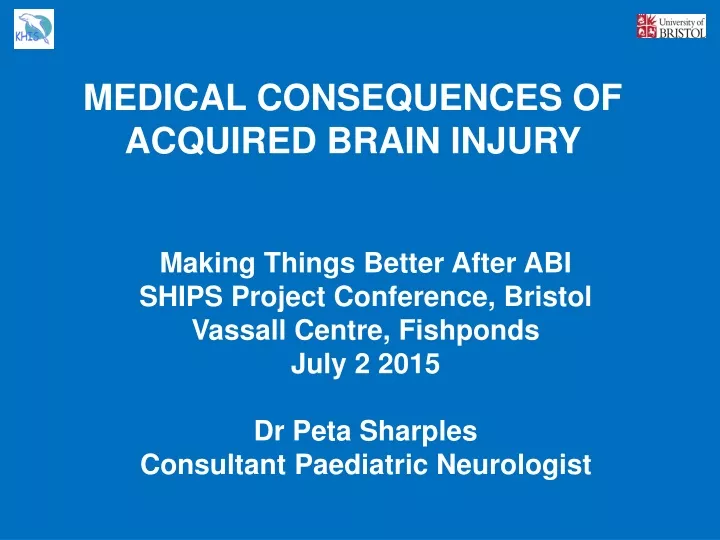 medical consequences of acquired brain injury