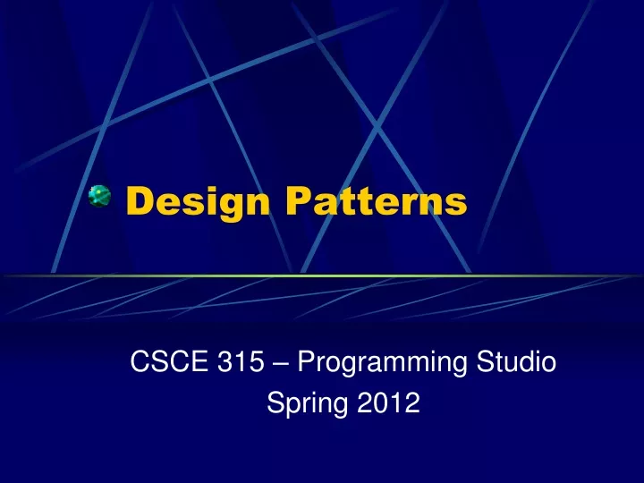 design patterns