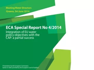ECA Special Report No 4/2014