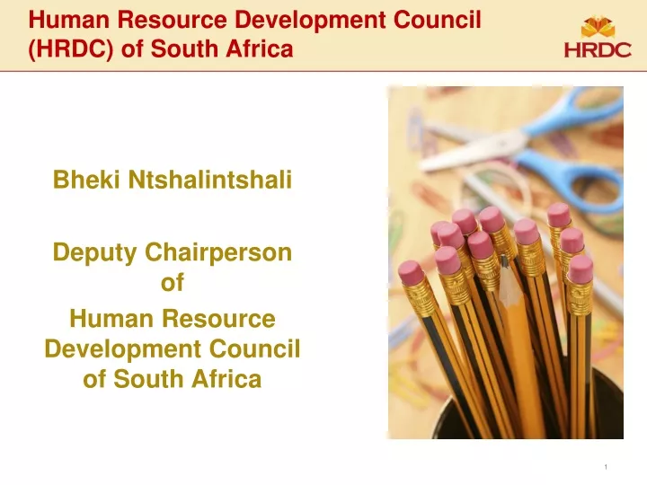 human resource development council hrdc of south africa