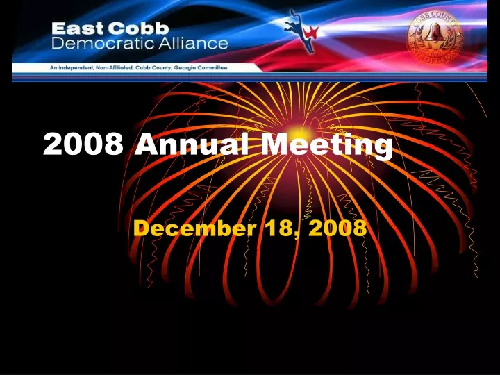 2008 annual meeting