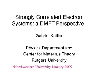 Strongly Correlated Electron Systems: a DMFT Perspective