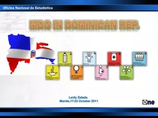 MDG IN DOMINICAN REP.