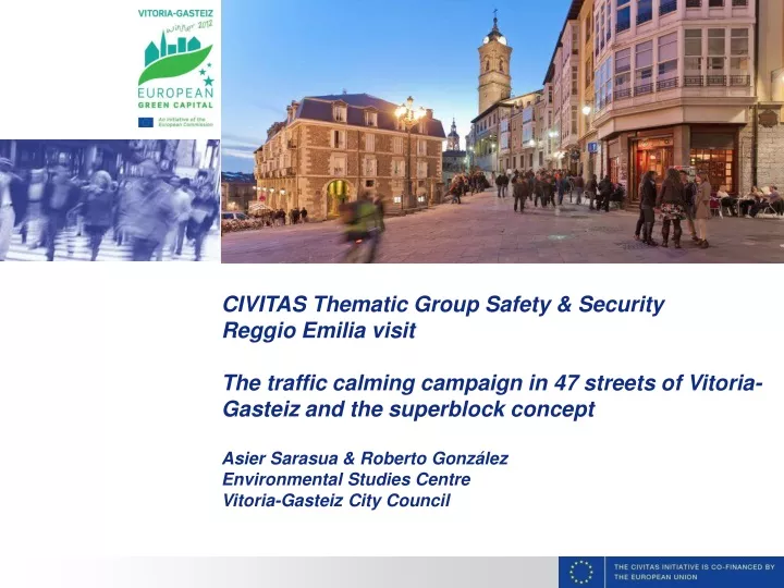 civitas thematic group safety security reggio