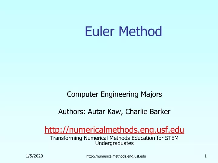 euler method