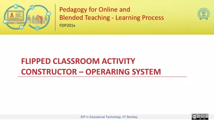 flipped classroom activity constructor operaring