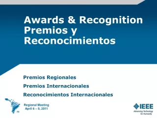 Awards &amp; Recognition Premios y Reconocimientos