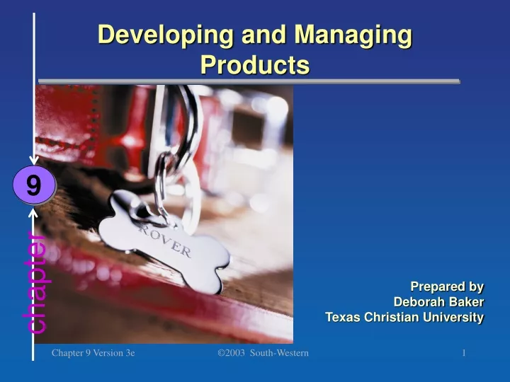 developing and managing products