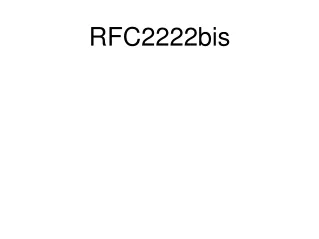 RFC2222bis