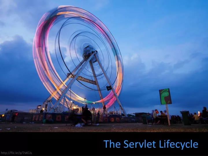 the servlet lifecycle