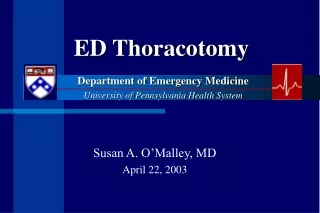 ED Thoracotomy