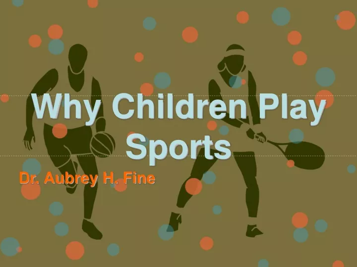 why children play sports
